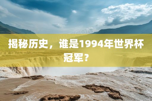 揭秘历史，谁是1994年世界杯冠军？吉安市靖泰电力工程有限公司
