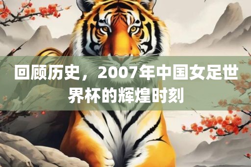 回顾历史，2007年中国女足世界杯的辉煌时刻