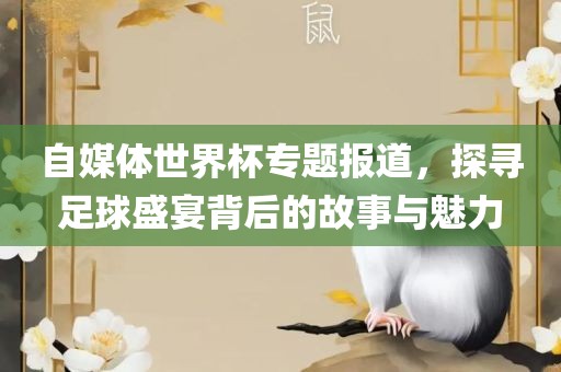 自媒体世界杯专题报道，探寻足球盛宴背后的故事与魅力