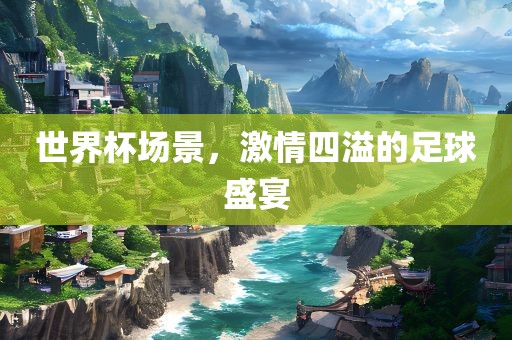 世界杯场景，激情四溢的足球盛宴