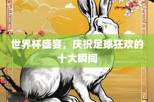 世界杯盛宴，庆祝足球狂欢的十大瞬间