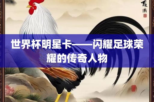 世界杯明星卡——闪耀足球荣耀的传奇人物