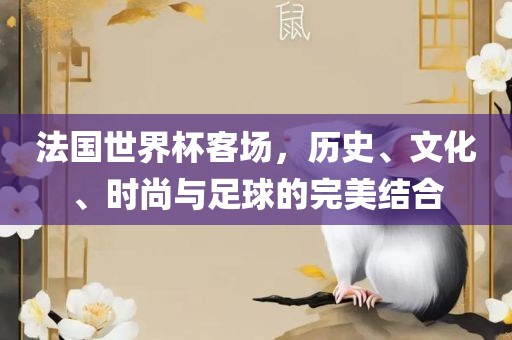 法国世界杯客场，历史、文化、时尚与足球的完美结合