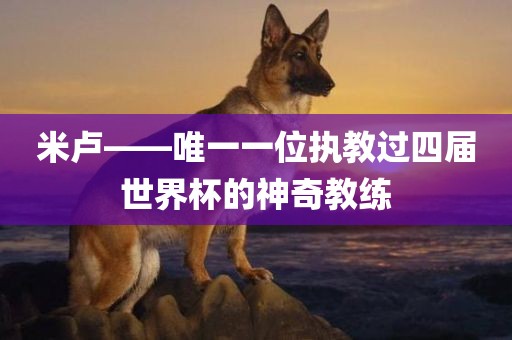 米卢——唯一一位执教过四届世界杯的神奇教练