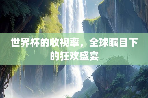 世界杯的收视率，全球瞩目下的狂欢盛宴