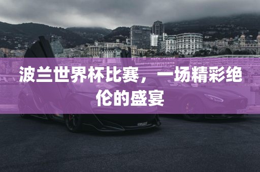 波兰世界杯比赛，一场精彩绝伦的盛宴