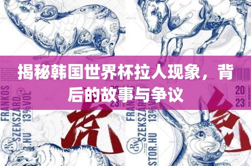 揭秘韩国世界杯拉人现象，背后的故事与争议