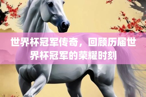 世界杯冠军传奇，回顾历届世界杯冠军的荣耀时刻