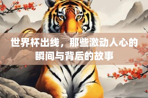 世界杯出线，那些激动人心的瞬间与背后的故事