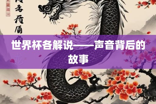 世界杯各解说——声音背后的故事