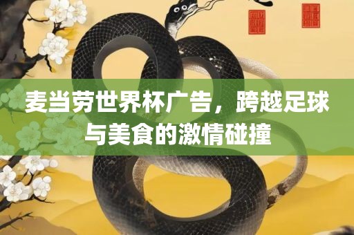 麦当劳世界杯广告，跨越足球与美食的激情碰撞