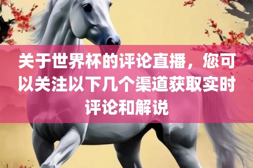 关于世界杯的评论直播，您可以关注以下几个渠道获取实时评论和解说