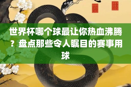 世界杯哪个球最让你热血沸腾？盘点那些令人瞩目的赛事用球