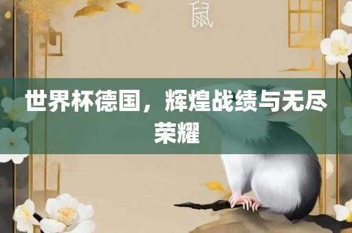 世界杯德国，辉煌战绩与无尽荣耀