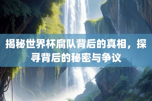 揭秘世界杯腐队背后的真相，探寻背后的秘密与争议