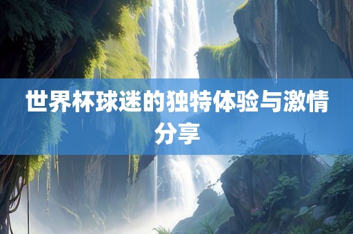 世界杯球迷的独特体验与激情分享