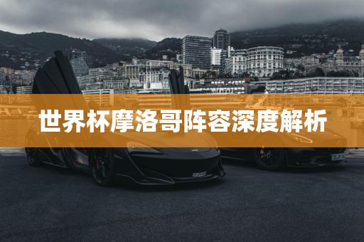 世界杯摩洛哥阵容深度解析