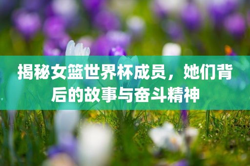 揭秘女篮世界杯成员，她们背后的故事与奋斗精神