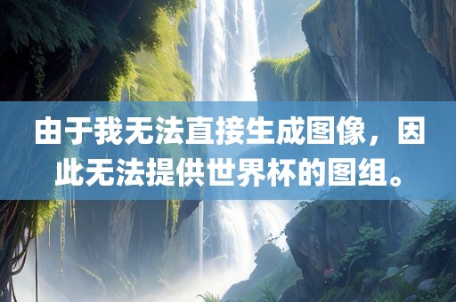 由于我无法直接生成图像，因此无法提供世界杯的图组。