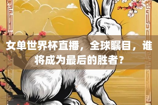女单世界杯直播，全球瞩目，谁将成为最后的胜者？