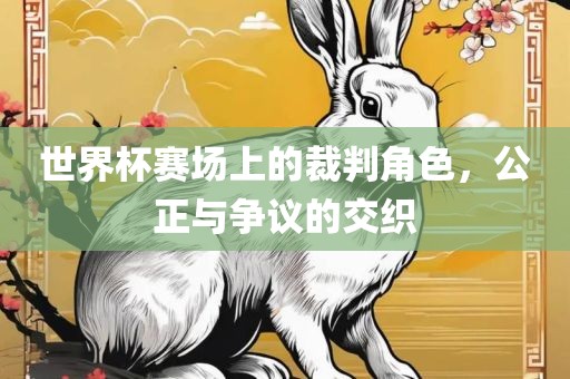 世界杯赛场上的裁判角色，公正与争议的交织