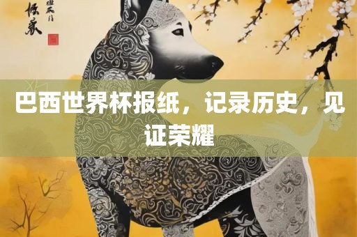 巴西世界杯报纸，记录历史，见证荣耀
