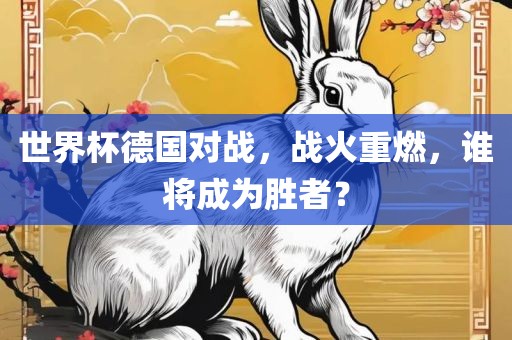 世界杯德国对战，战火重燃，谁将成为胜者？