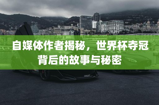 自媒体作者揭秘，世界杯夺冠背后的故事与秘密