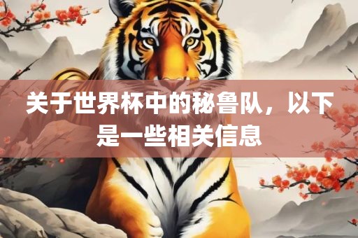 关于世界杯中的秘鲁队，以下是一些相关信息