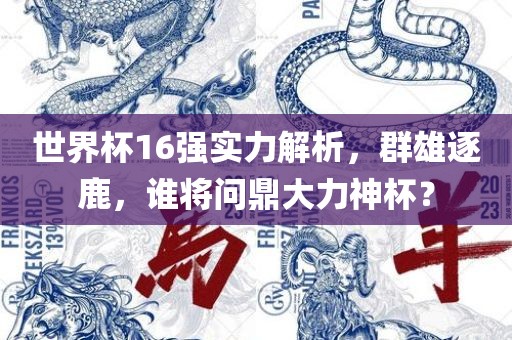 世界杯16强实力解析，群雄逐鹿，谁将问鼎大力神杯？