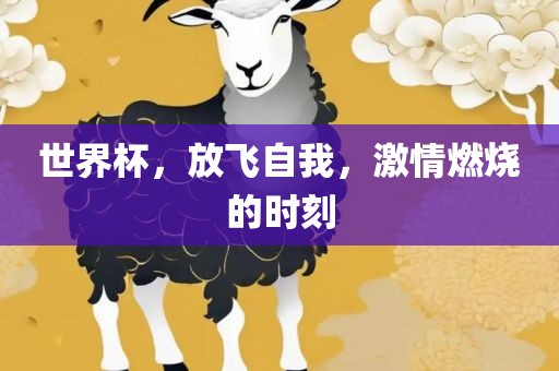 世界杯，放飞自我，激情燃烧的时刻
