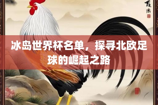 冰岛世界杯名单，探寻北欧足球的崛起之路