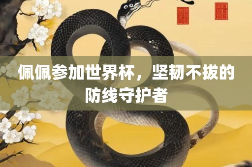 佩佩参加世界杯，坚韧不拔的防线守护者