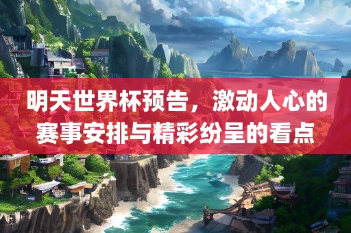 明天世界杯预告，激动人心的赛事安排与精彩纷呈的看点
