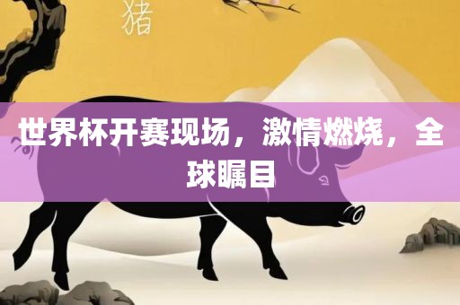 世界杯开赛现场，激情燃烧，全球瞩目