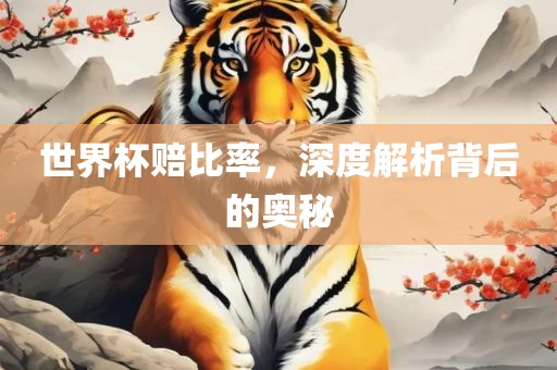 世界杯赔比率，深度解析背后的奥秘