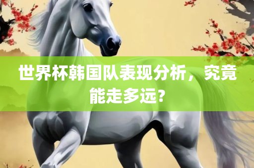 世界杯韩国队表现分析，究竟能走多远？